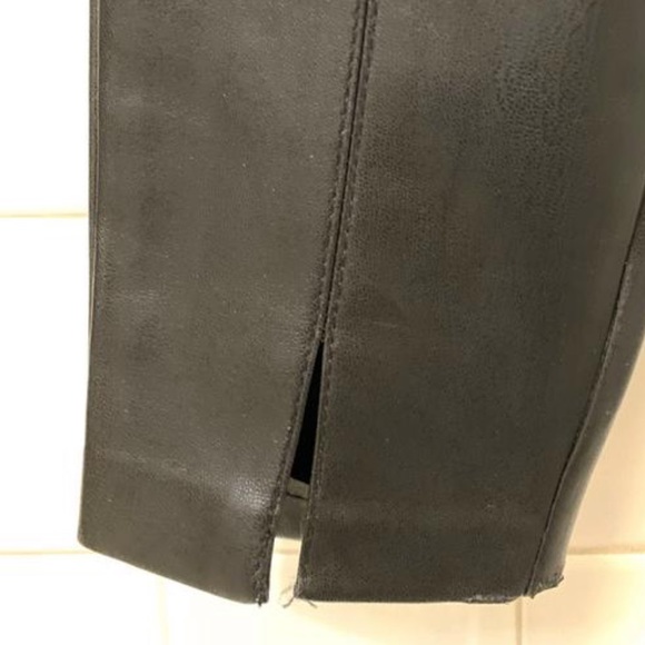 Sold.  Zara Faux Leather Pants - Picture 6 of 7